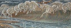 Walter Crane (1845 - 1915) Die Rosse des Neptun, 1892